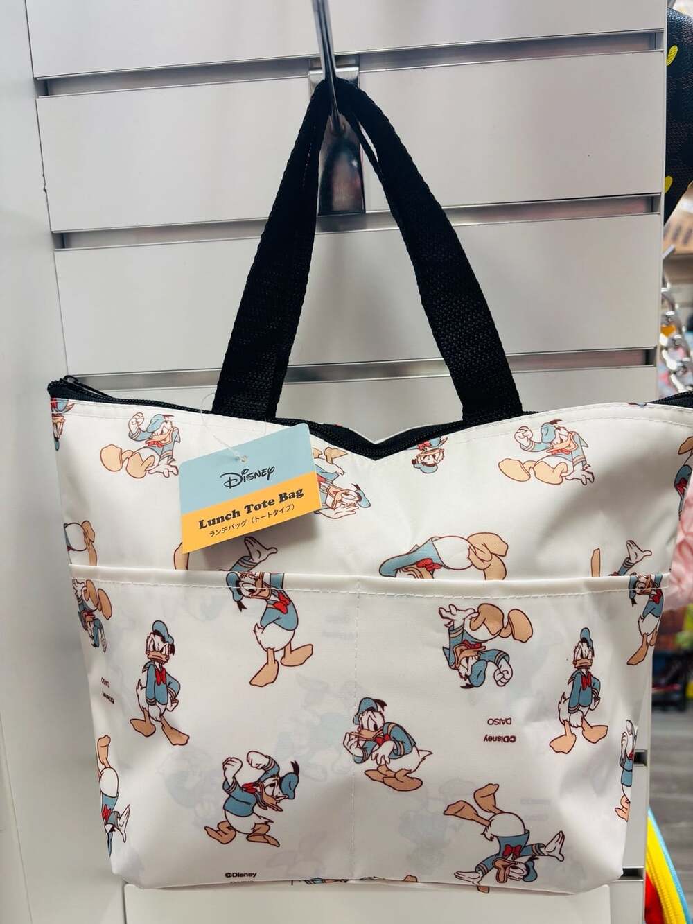 Disney NWT Donald Duck Lunch Tote Bag